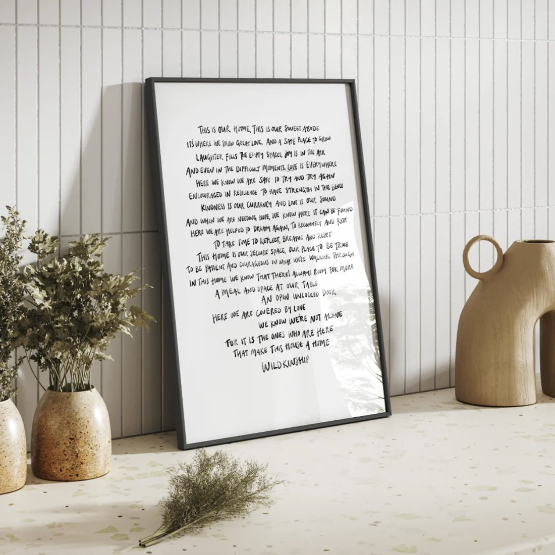 Wildkinship "This Is Our Home" Print - Wildkinship - Nest & Bird