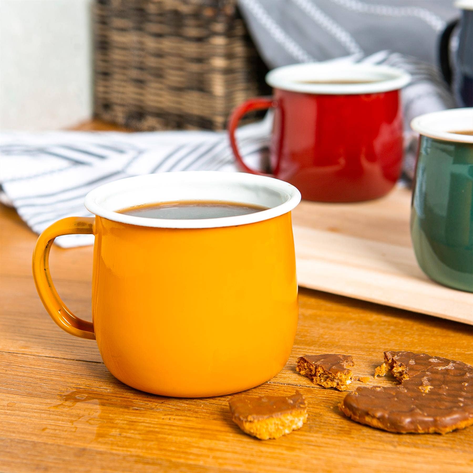 Yellow Enamel Belly Mug - Rinkit Pty Ltd - Nest & Bird