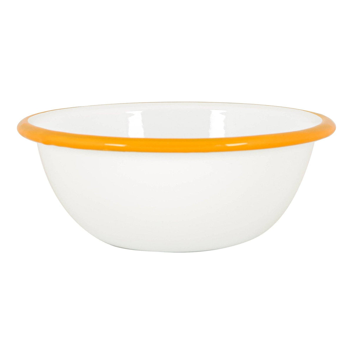 Yellow Rim Enamel Bowl - Rinkit Pty Ltd - Nest & Bird