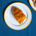 Yellow Rim Enamel Side Plate - Rinkit Pty Ltd - Nest & Bird