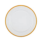 Yellow Rim Enamel Side Plate - Rinkit Pty Ltd - Nest & Bird